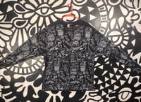 Image 2 of Long Sleeve Guice Monsters Black and White
