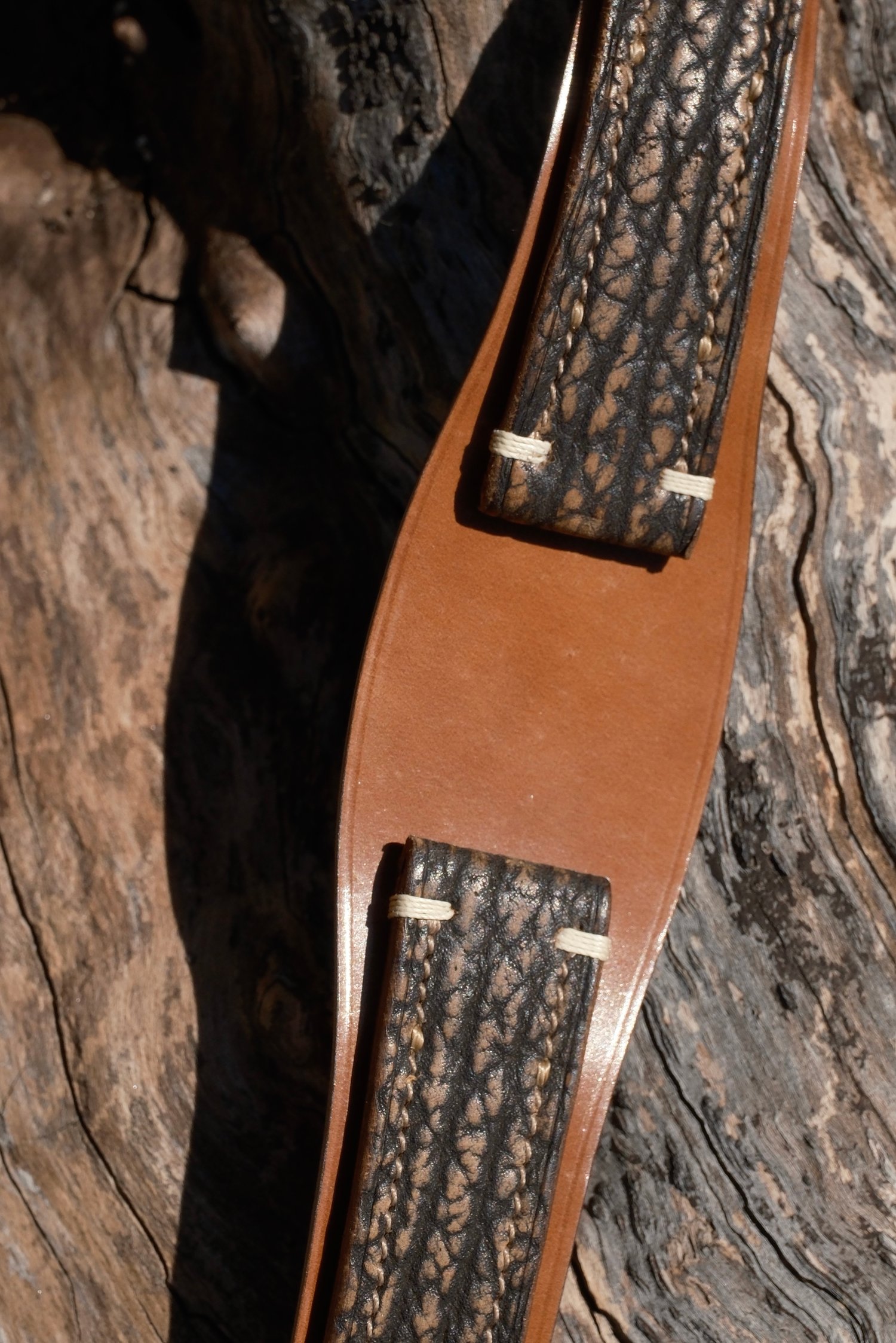 Image of RAPTOR XL BROWN DISTRESSED SHARK, W/ SHELL CORDOVAN, $1695.00