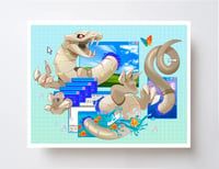 Windows XP Dragon Print