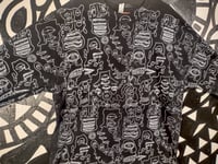 Image 4 of Long Sleeve Guice Monsters Black and White