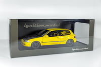 Image 4 of Honda CIVIC (EG6) Yellow [Ignition Model IG3044]