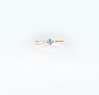 Blue Sapphire Thread Ring