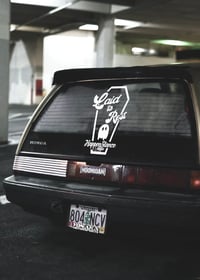 Image 2 of Laid to Rest Ghost Coffin Decal