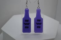 Image 2 of Resin Bottle Shaped Handmade Earrings