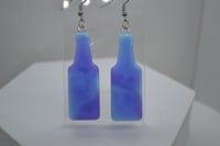 Image 3 of Resin Bottle Shaped Handmade Earrings