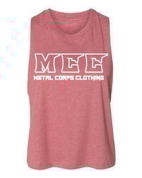 Image 1 of MCC Ladies Racerback Crop Tank 