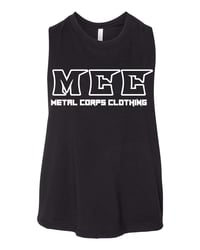 Image 3 of MCC Ladies Racerback Crop Tank 