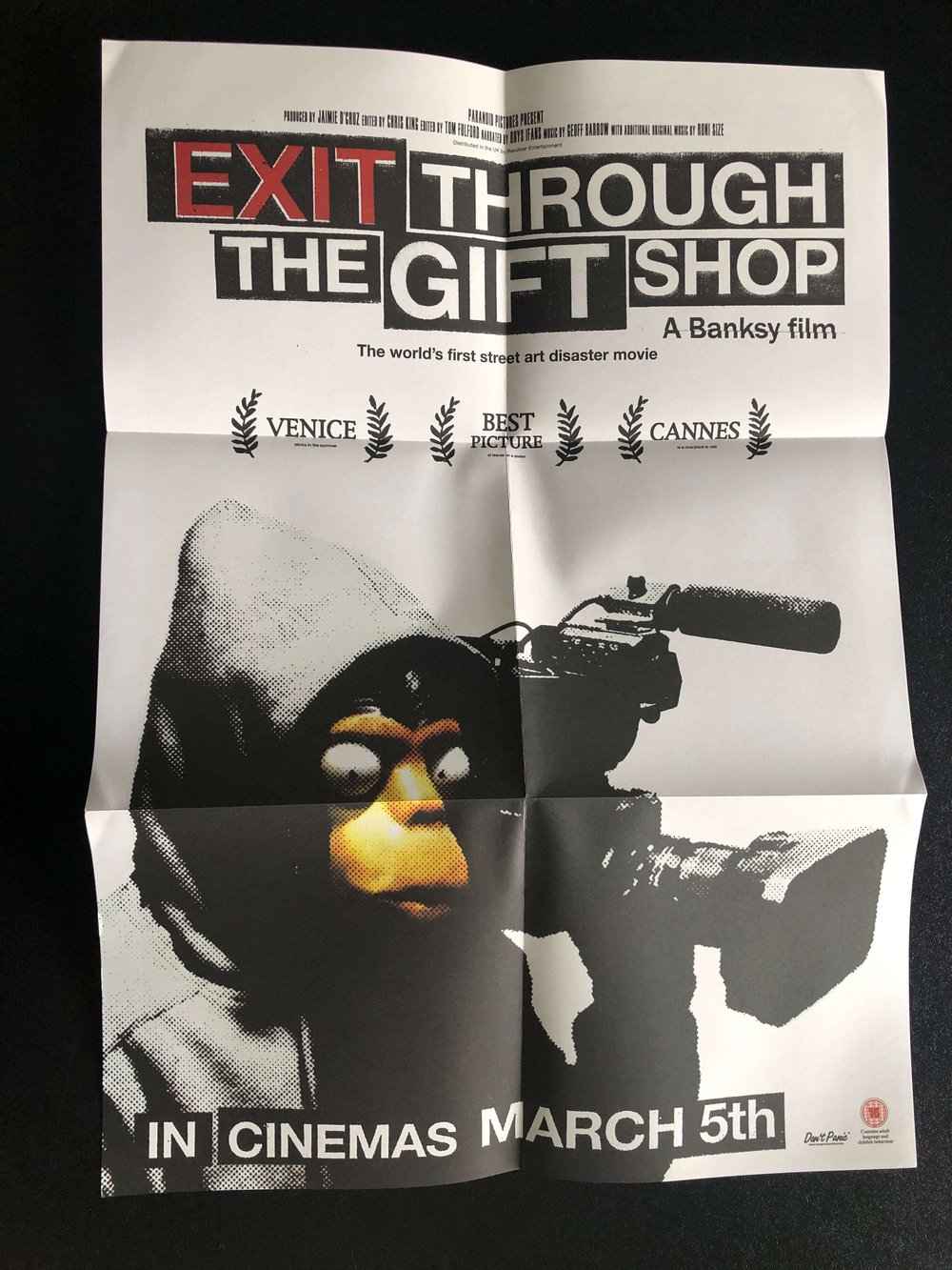 Exit Through The Gift Shop Don’t’ Panic Poster