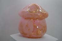 Image 1 of Resin Mushroom Jar with Foil