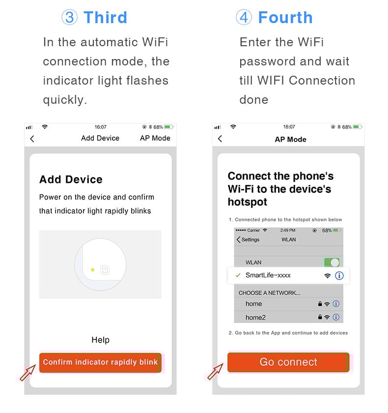 Tuya WiFi Smoke Detector Sensor Fire Alarm Works With Smart Life APP Information Push
