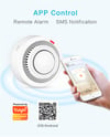 Tuya WiFi Smoke Detector Sensor Fire Alarm Works With Smart Life APP Information Push