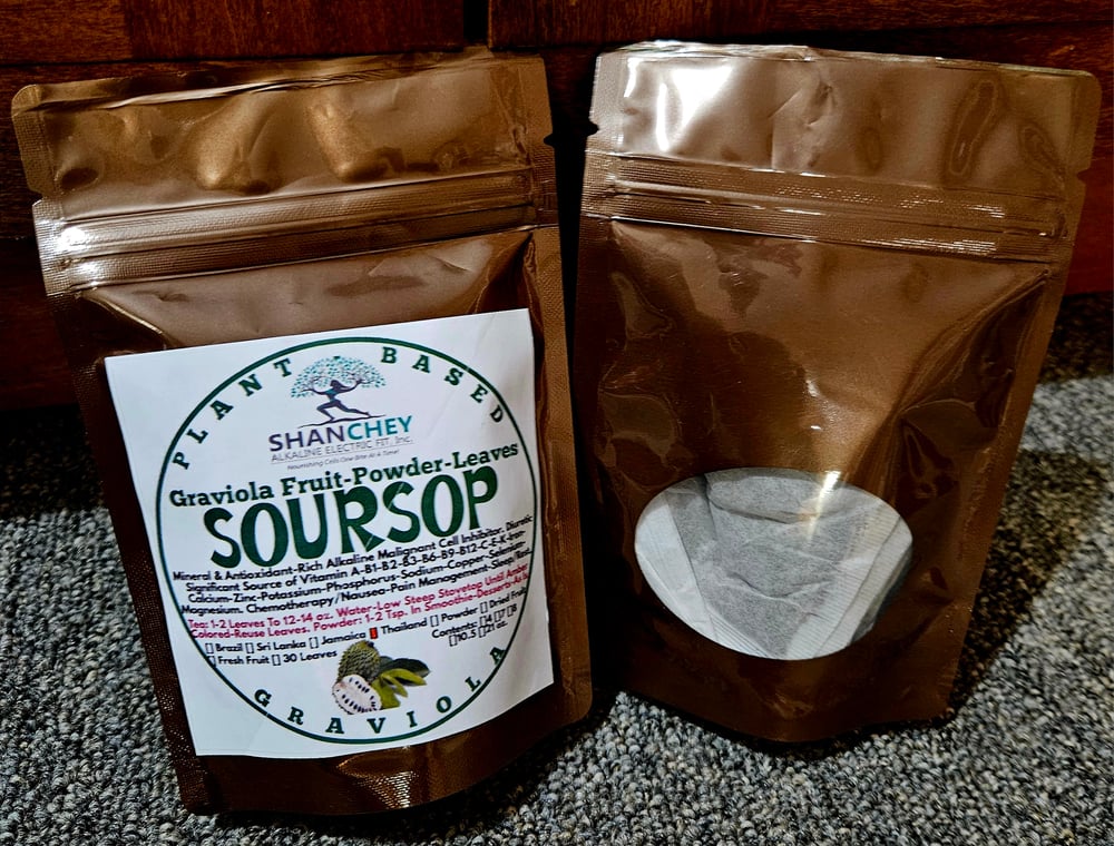 Wild Soursop Leaves/Fruit Powder. Pain-Stress-Immunity-Insomnia-Parasites-Bone-Chemo-Fibromyalgia