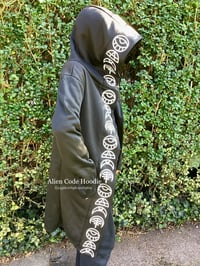 Image 1 of Alien Code Hoodie Street Alternative Gothic Casual Festival Halloween 