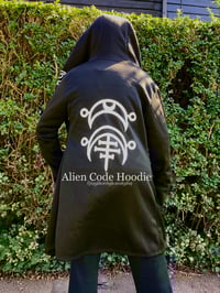 Image 3 of Alien Code Hoodie Street Alternative Gothic Casual Festival Halloween 