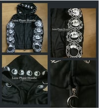 Image 5 of Luna Phase Hoodie Street Casual Gothic Alternative Festival Halloween 