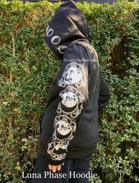 Image 3 of Luna Phase Hoodie Street Casual Gothic Alternative Festival Halloween 