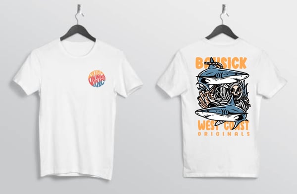 Image of West Coast Originals Sharks T-Shirt