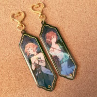 Image 1 of ✧ Zelda and Link Gold Foil Charms ✧