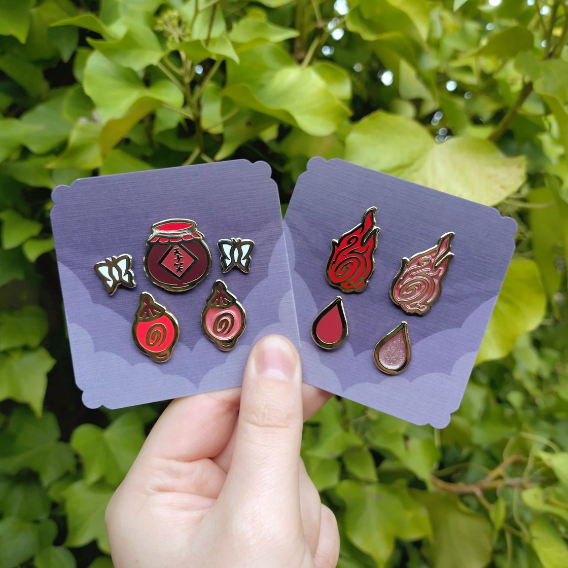 Image of Sanguine Filler Enamel Pins
