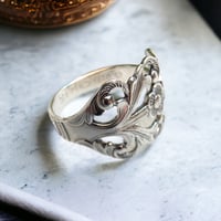 Image 4 of Viking Rose Norwegian spoon ring