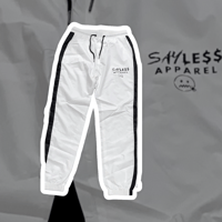 Windbreaker Track Pants (White)