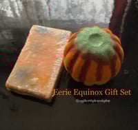 Image 3 of Eerie Equinox Gift Set Handmade Vegan Bathbomb Body Scrub Halloween Horror Spooky