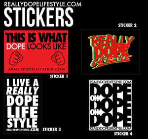 Image of Really Dope Lifestyle® Official Stickers 