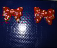 Image 2 of Bow studs in variety of colors  