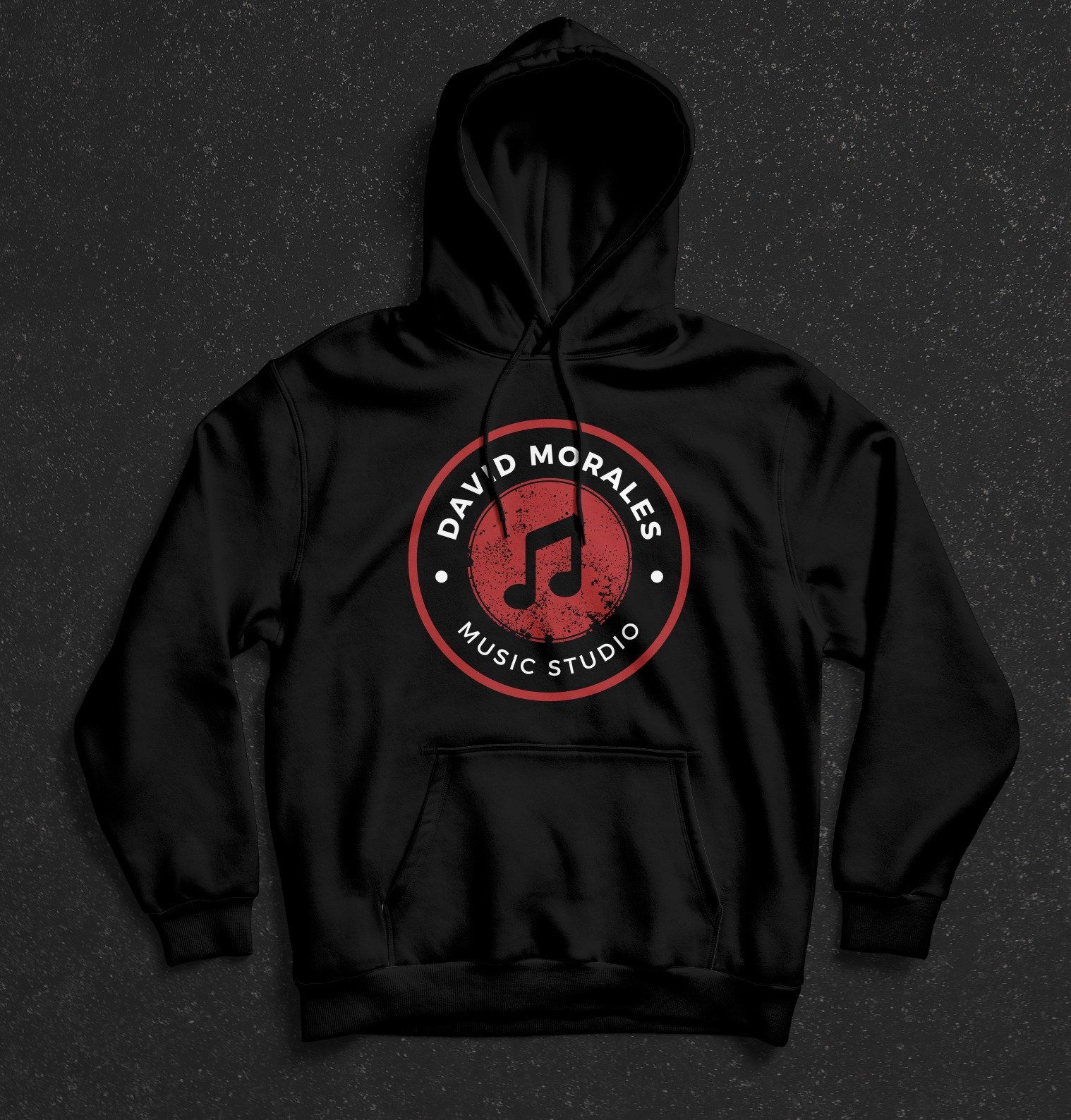 Black Hoodie (Original Logo) | David Morales Music Studio