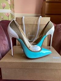 Image 1 of Christian Louboutin Patent Leather Kate Heels