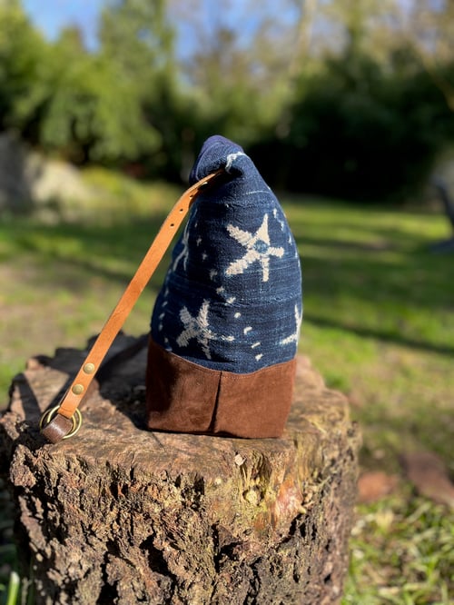 Image of Bucket Bag Mudcloth Stars