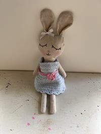 Image 1 of Little Bunny with crochet dress 
