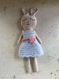 Image 2 of Little Bunny with crochet dress 
