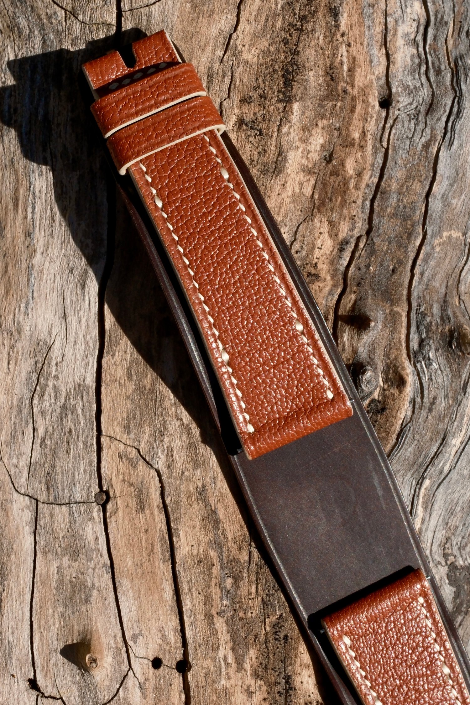 Image of  MINI RAPTOR XL BRICK RED FRENCH GOAT SKIN, SHELL CORDOVAN 20/16, 115/76, $1095.00