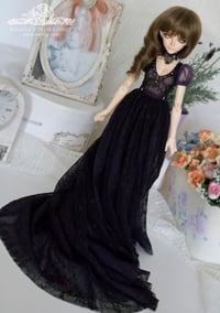 Image 3 of LIMITED - Black and purple gown for MNF/PetiteMarionette girls
