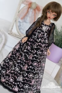 Image 1 of LIMITED - Black lace gown for MNF/PetiteMarionette girls
