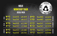 WDLR Workshop Train Decal Pack