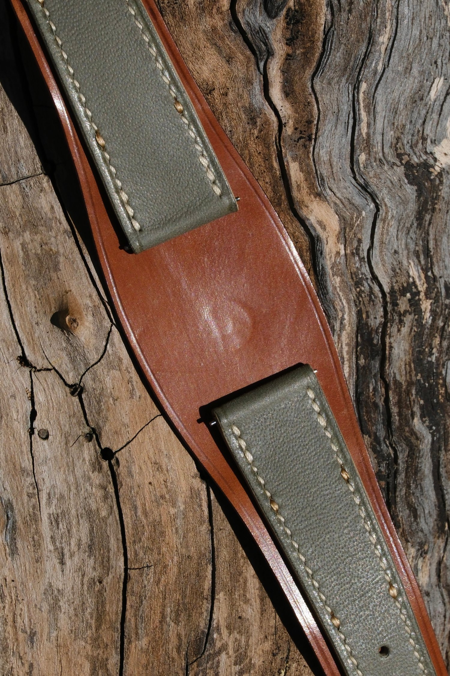 Image of   CLASSIC RAPTOR OLIVE GRAY CALF SHELL CORDOVAN 20/16, 115/75, $1050.00