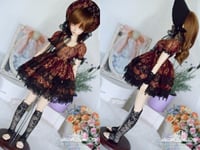 Image 2 of LIMITED - Red and golden lolita set for Feeple60 girls