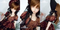 Image 3 of LIMITED - Red and golden lolita set for Feeple60 girls