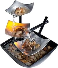 Homedics Tabletop Water Fountain, Home Décor Soothing Sound Machine 
