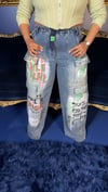 Graffiti Cargo Jeans