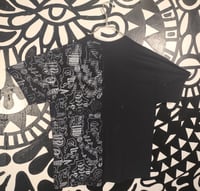 Image 3 of Half Guice Monsters Black and White Tee