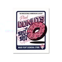 Image 1 of Pink Donuts Print - Monnyreak Ket Artist Collaboration