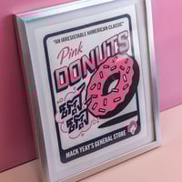 Image 2 of Pink Donuts Print - Monnyreak Ket Artist Collaboration