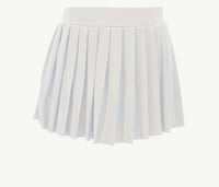 Image 2 of Get em’ girl pleated skirt (white)