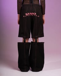 Image 3 of OVERSIZED COTTON GABARDINE TROUSERS