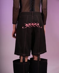 Image 4 of OVERSIZED COTTON GABARDINE TROUSERS