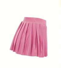 Image 2 of Get em’ girl pleated mini skirt (light pink)