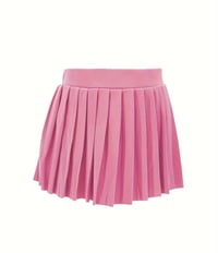 Image 3 of Get em’ girl pleated mini skirt (light pink)